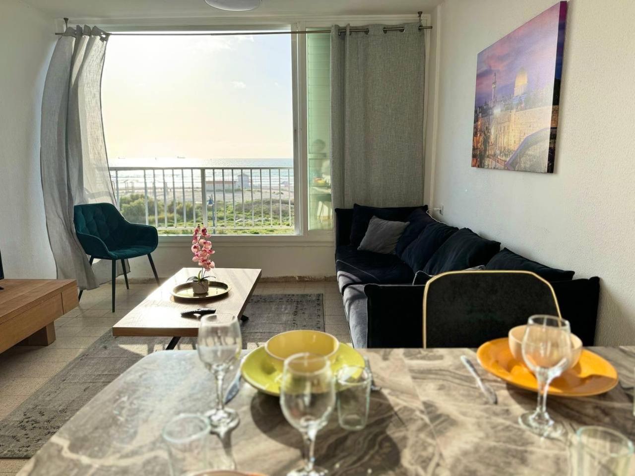 Appartement Amazing Sea View à Qiryat Yam Extérieur photo